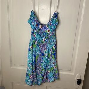 Lilly Pulitzer strapless dress